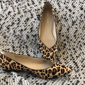 Marc Fisher animal print flats
